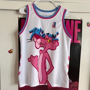 Pink Panther Miami Heat Basketball Shirt